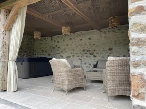 Maisons de vacances Cottage 8 personnes avec Jacuzzi, Presqu'ile de Crozon - Bretagne, Finistere : photos des chambres