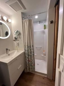 Compact private room, private bathroom, laundry & free parking in a lovely Vancouver neighborhood