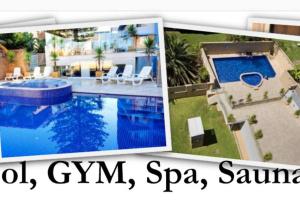 Waterview luxury hideaway, 2 min walk to all, pool