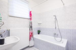 Two bedrooms apartment with free garage in the downtown