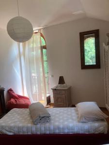 Villa retroe parco con vista castello