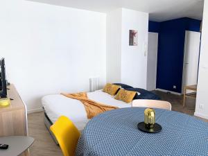 Appartements MIMOSA- 5 min gare- arrivee autonome- Parking & wifi Gratuit : photos des chambres