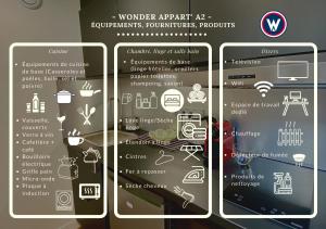 Appartements Wonder Appart' -A2- Parking gratuit : Appartement 1 Chambre