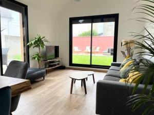 Maisons de vacances La Masure - Jacuzzi privatif - La mer a deux pas : photos des chambres