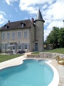 Maisons de vacances Manoir 4 etoiles avec piscine privee : photos des chambres