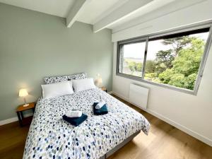 Villas Villa Kergoloen, beau jardin, zen, vue mer : photos des chambres