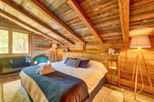 Chalets Luxueux chalet Higamel au calme et vue imprenable : photos des chambres