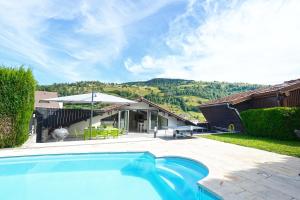 Maisons de vacances Bargkass - Vue montagne, piscine et jacuzzi : photos des chambres