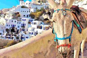 Deluxe Santorini Villa 1 Bedroom Villa Cherished View Private Pool & Sea