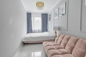Gold Glamour Apartment Sopot z dwoma sypialniami duzy balkon