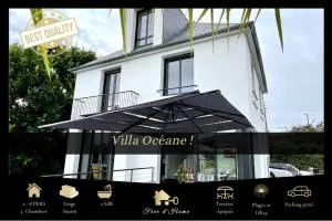 La Villa Océane, Elegante, Plages, GR34, 2-8 pers - 吉代勒