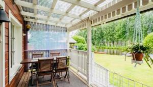 Countryside riverside cabin for both winter and summer