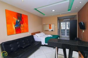 Studio com pequena varanda em Copacabana