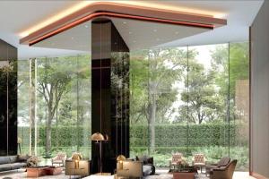 Luxury suite with sea view.