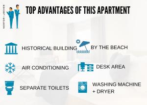 Nestor&Jeeves - GLORIA BEACH - Very close sea - Prestigious building