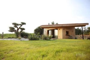 Maisons de vacances les Hauts de Rebeillou - Cabane Spa : photos des chambres
