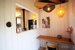 Maisons de vacances les Hauts de Rebeillou - Cabane Spa : photos des chambres