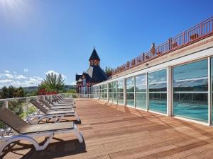 Appartements apartment in R sidence Spa with common pool and sauna Houlgate : photos des chambres