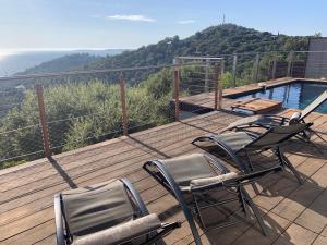 Gaou - Villa ONEIROS, paisible avec piscine & vue mer