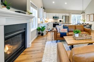 Chic Wisconsin Retreat with Deck, Grill and Fire Pit!