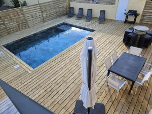Maisons de vacances Villa avec piscine a Portiragnes : photos des chambres