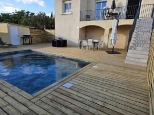 Maisons de vacances Villa avec piscine a Portiragnes : photos des chambres