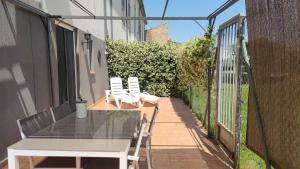 loft con terraza y barbacoa