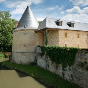 Maisons de vacances Gites avec piscine au Chateau de Charbogne : photos des chambres