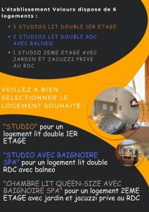 Appartements Velours & Balneo : Studio