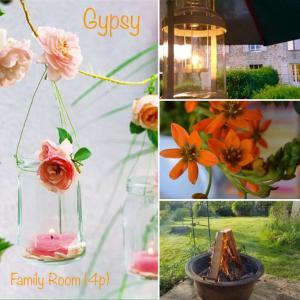 Appartements Domaine Charente - Familyroom Gypsy with garden (with external toilet & shower house) : photos des chambres