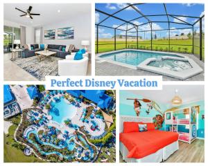 Perfect Private Home by Disney! No Back Neighbor & No Carpet! Heatable Pool&Spa! Games & Themed Rooms!