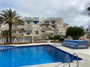 La Manga del Mar Menor, Appartement mit Klimaanlage, Wintergarten, Pool, Tennisplatz, Tiefgarage - San Blas