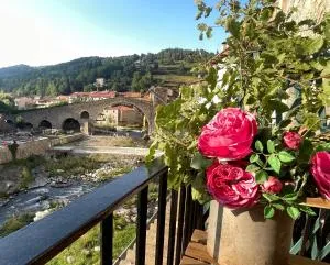 Apartamento colgante al río con vistas al puente - Camprodon