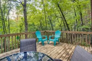 A-Frame Cabin with Furnished Deck in Rocky Mount! - Eldon