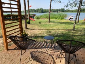 Makosieje Resort-komfortowy domek 15m od jeziora,widok na jezioro,ogrzewanie,wi-fi