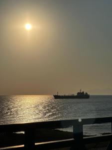 Rodothea and Adams on the Beach, Santorini