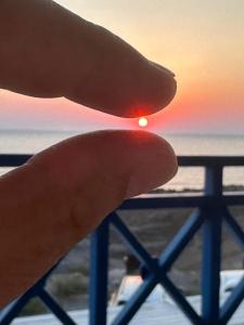 Rodothea and Adams on the Beach, Santorini