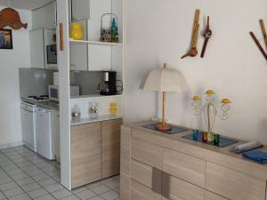 Studio cabine 4 pers près de la plage avec parking à Argelès-sur-Mer - FR-1-388-17