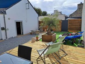 Maisons de vacances Comfortable cottage close to the beach, Portsall, 2 canoes : photos des chambres