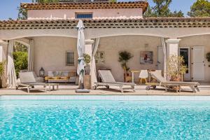 Villas Villa & Studio Loft climatises,piscine privee,fitness,proche Cannes, Grasse, Frejus : photos des chambres