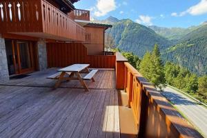 Paradiski bel appartement rénové plan peisey