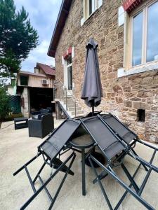 Villas Charmante & Paisible Villa Platon - Jardin - Brive : photos des chambres