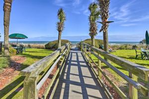 Central Myrtle Beach Condo with Ocean-View Balcony!