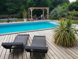 Villas Villa de 5 chambres avec piscine privee jardin clos et wifi a Lacanau : photos des chambres