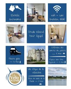 Appartements Studio cosy - Nogent Le Rotrou - Proche gare : Appartement 1 Chambre