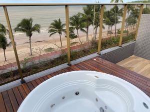 Bela Hospedagem - #Unity 404 Frente mar com jacuzzi