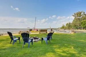 Saint Helen Lake House with Private Beach and Fire Pit - West Branch