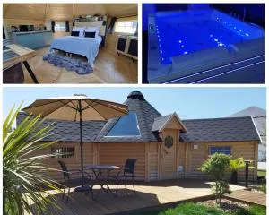 Cottage climatisé avec baignoire SPA 2 personnes - 维勒迪厄雷波埃勒