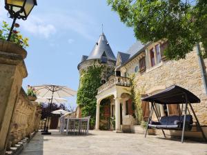 The Green Room at Chateau Joncasses near Cahors, France