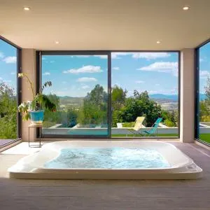 Villa du Belvédère, piscine intérieure, spa et hammam - Savignargues